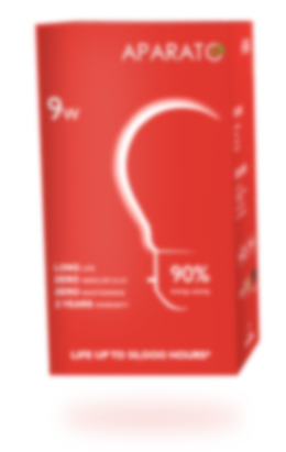 APARATO LED Blub Packaging Design