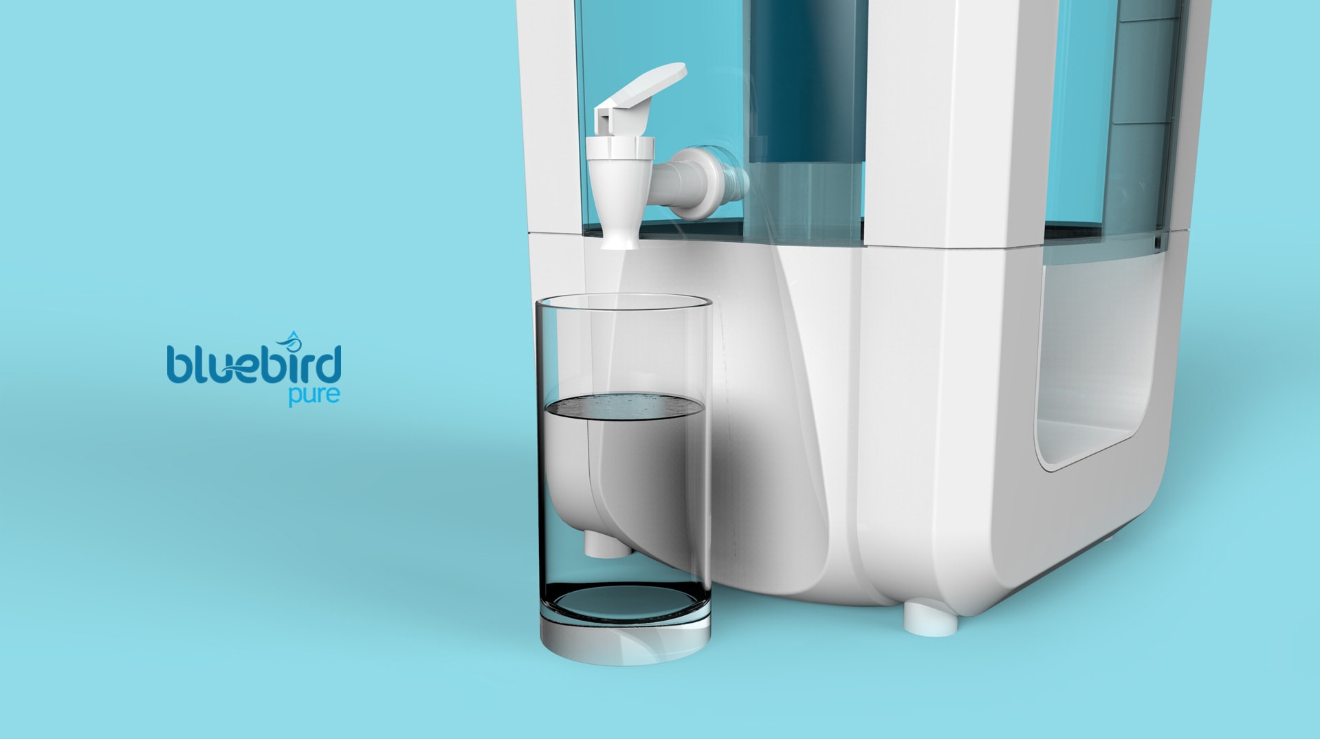 Bluebird RO Water Purifier Design by Story Design to purify water and give clean water